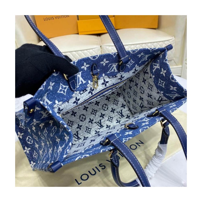 Louis Vuitton Monogram Jacquard Denim OnTheGo GM M59608