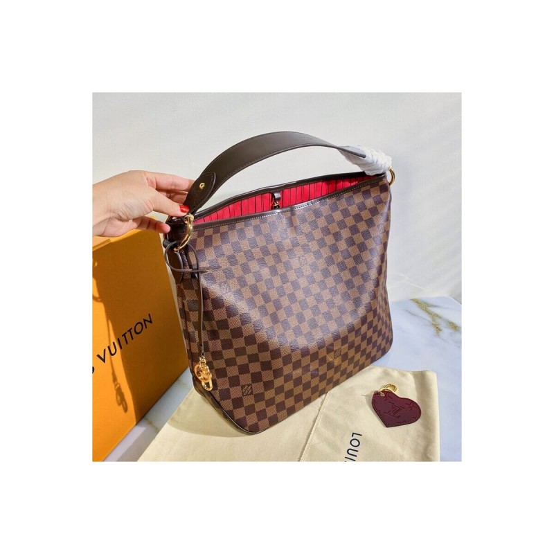 Louis Vuitton Damier Ebene Canvas Delightful MM N41460