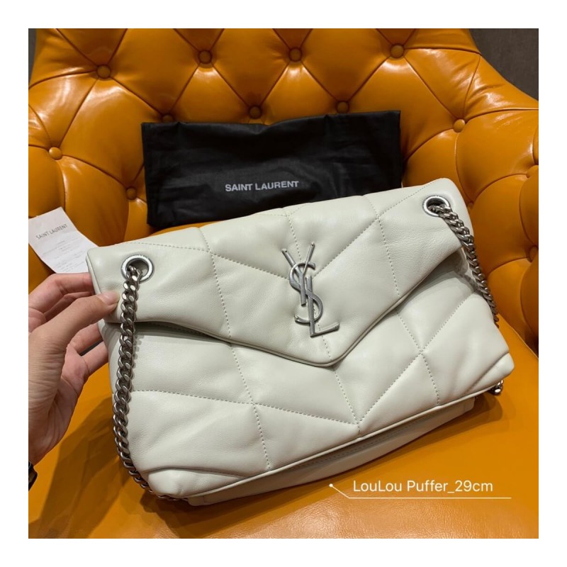 Saint Laurent Loulou Puffer Small Bag In Quilted Lambskin 577476