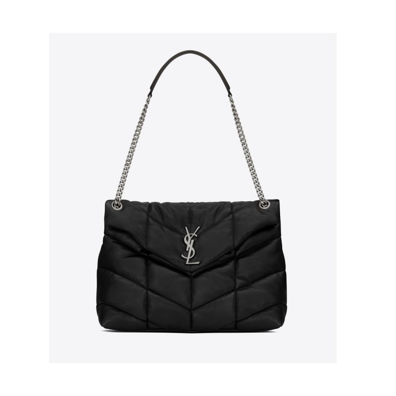 Saint Laurent Loulou Puffer Medium Bag In Quilted Lambskin 577475