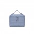 Dior Travel Vanity Case Denim Cannage Embroidery S5480