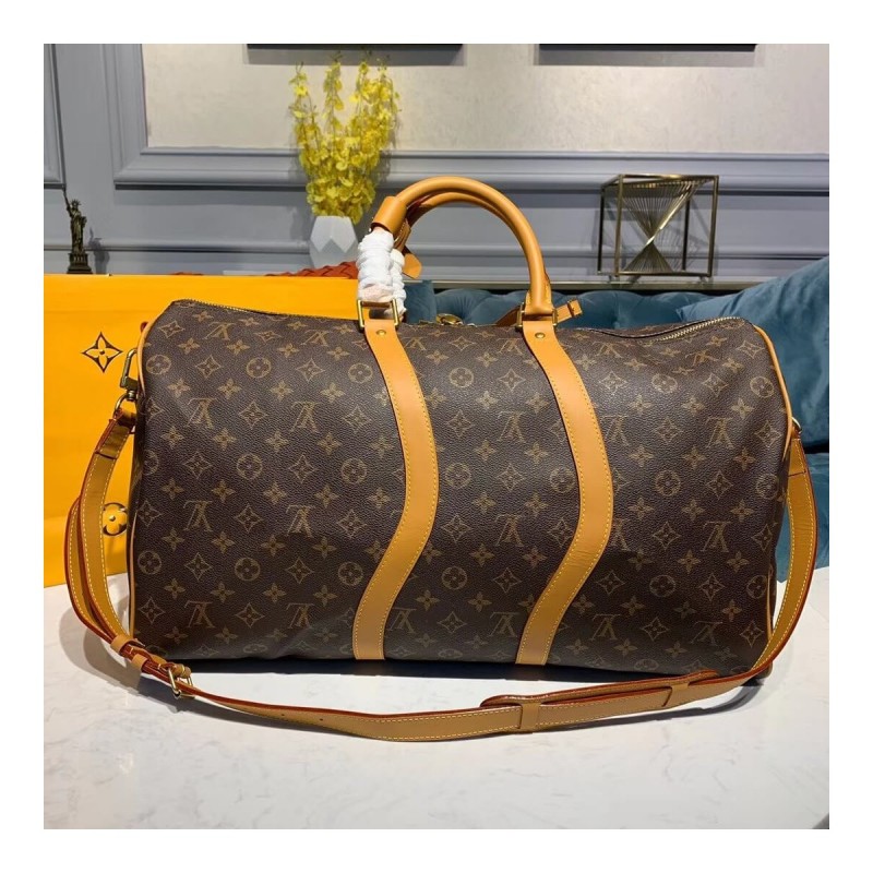 Louis Vuitton Monogram Canvas Keepall Bandouliere 50 M44474