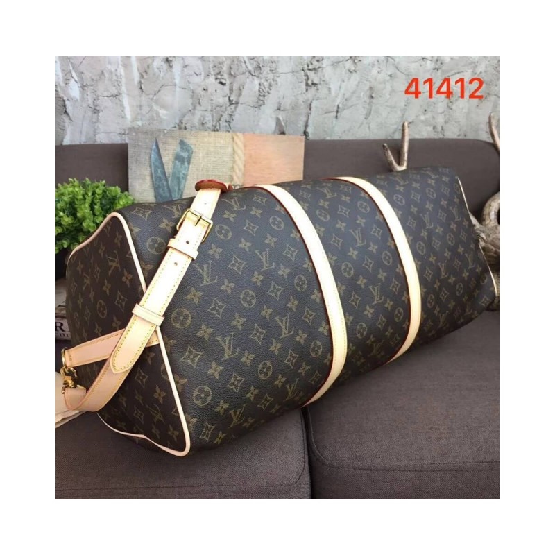 Louis Vuitton Monogram Canvas Keepall Bandouliere 60 M41412
