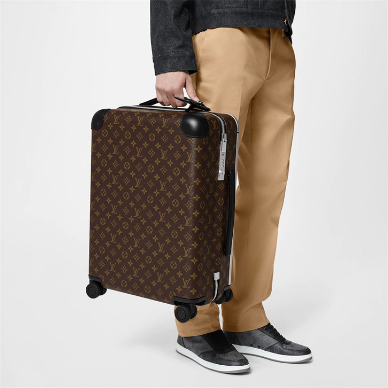 Louis Vuitton Horizon 55 Monogram Macassar Rolling Luggage M20294