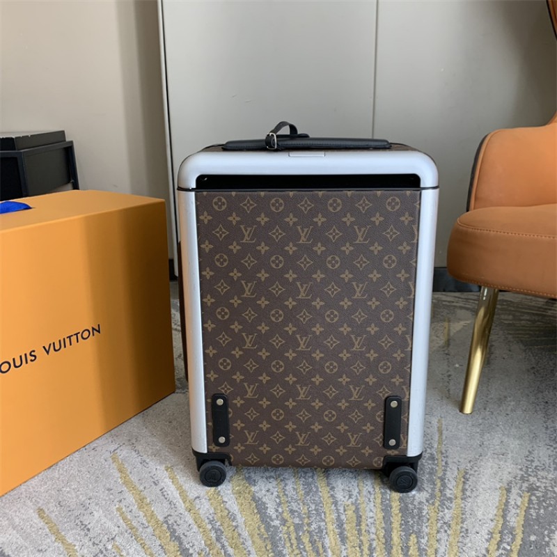 Louis Vuitton Horizon 55 Monogram Macassar Rolling Luggage M20294