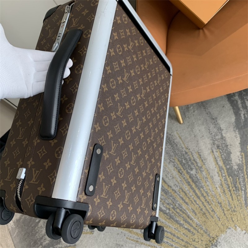 Louis Vuitton Horizon 55 Monogram Macassar Rolling Luggage M20294