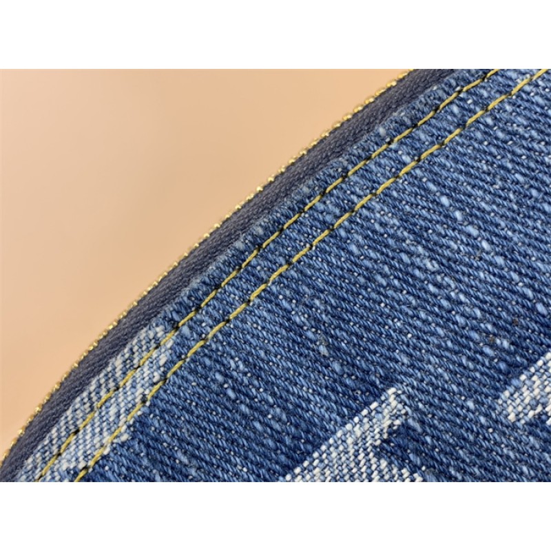 Louis Vuitton Monogram Denim Pochette Cosmétique Makeup Pouch M24316