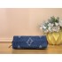 Louis Vuitton Monogram Denim Pochette Cosmétique Makeup Pouch M24316