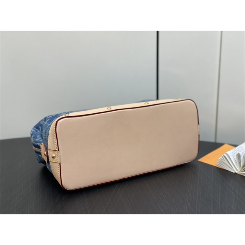 Louis Vuitton Monogram Denim Pochette Cosmétique GM Makeup Pouch M24317