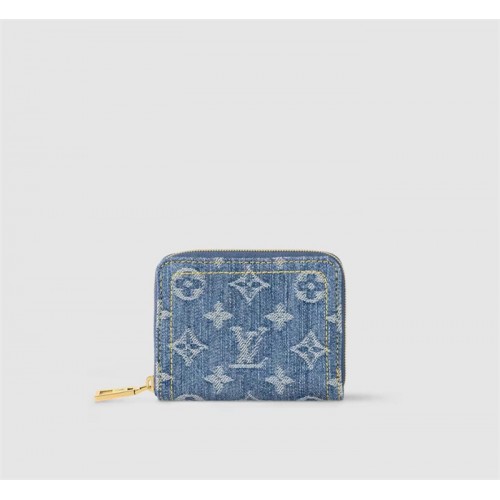 Louis Vuitton Monogram Denim Zippy Coin Purse M82957