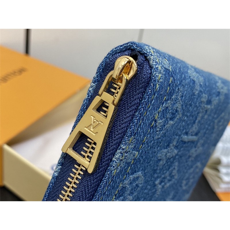 Louis Vuitton Monogram Denim Zippy Coin Purse M82957