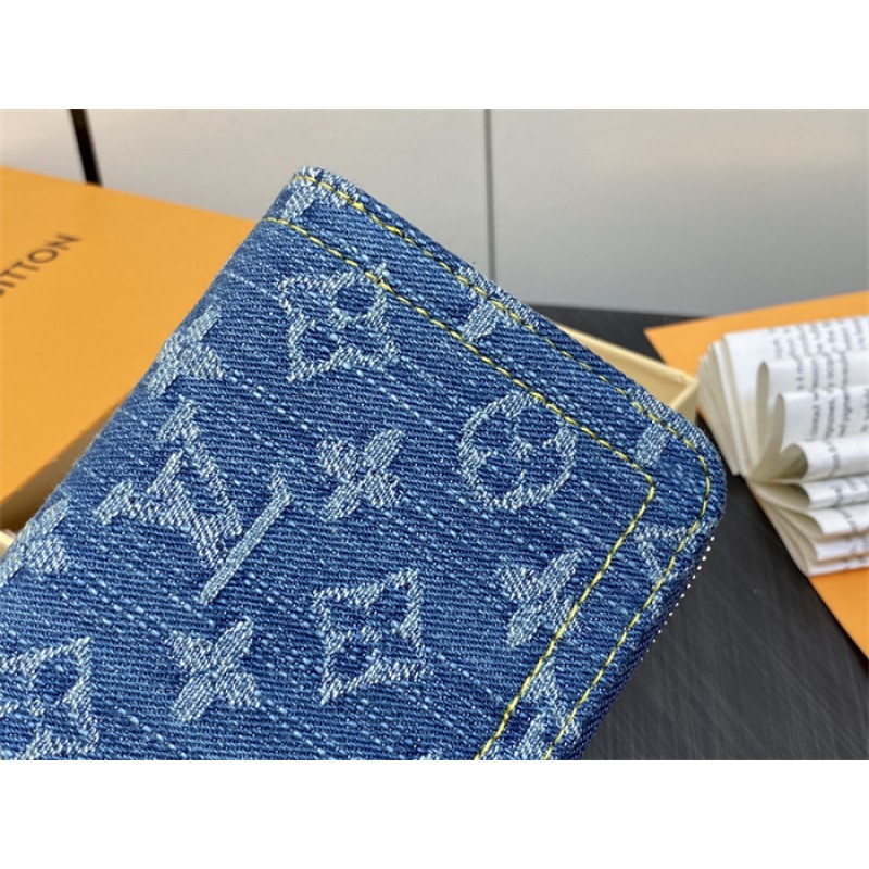 Louis Vuitton Monogram Denim Zippy Coin Purse M82957