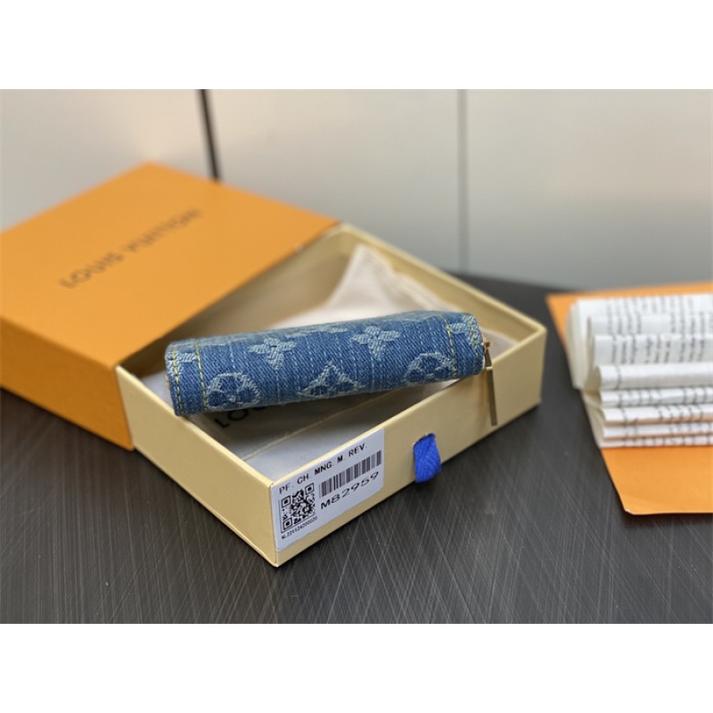 Louis Vuitton Monogram Denim Zippy Coin Purse M82957