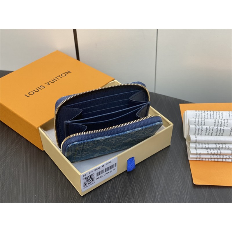 Louis Vuitton Monogram Denim Zippy Coin Purse M82957