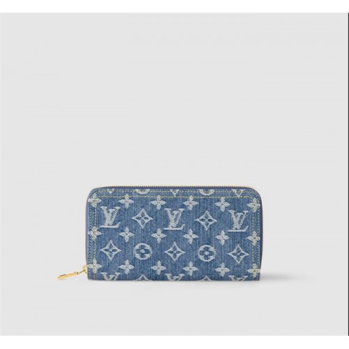 Louis Vuitton Monogram Denim Zippy Wallet M82958