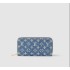 Louis Vuitton Monogram Denim Zippy Wallet M82958