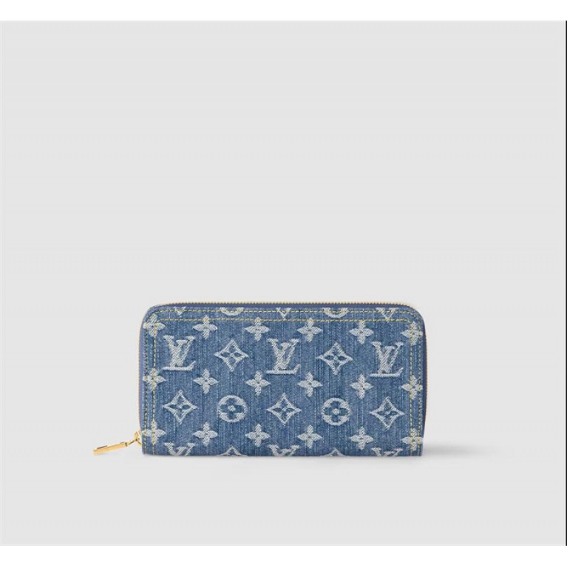 Louis Vuitton Monogram Denim Zippy Wallet M82958