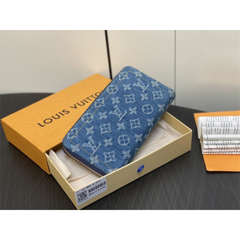 Louis Vuitton Monogram Denim Zippy Wallet M82958