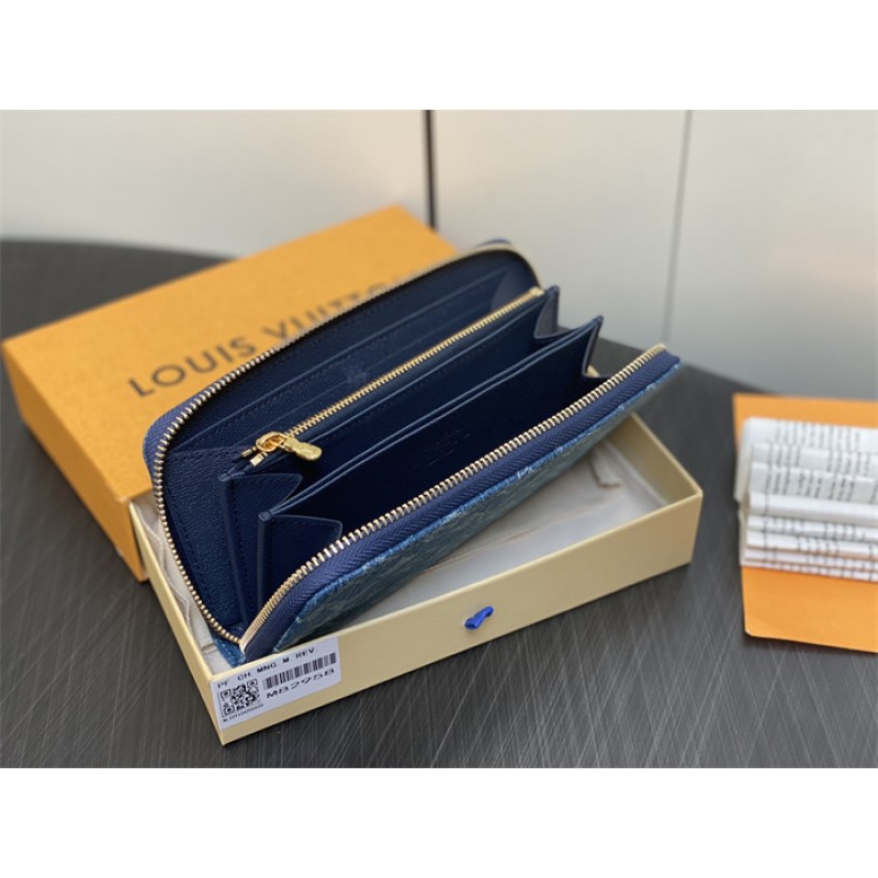 Louis Vuitton Monogram Denim Zippy Wallet M82958
