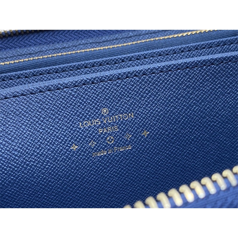 Louis Vuitton Monogram Denim Zippy Wallet M82958