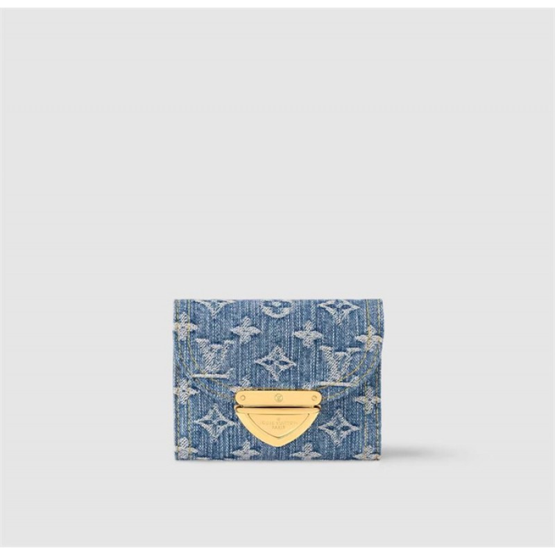 Louis Vuitton Monogram Denim Victorine Wallet M82959