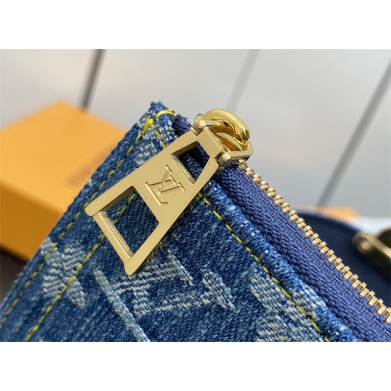 Louis Vuitton Monogram Denim Victorine Wallet M82959