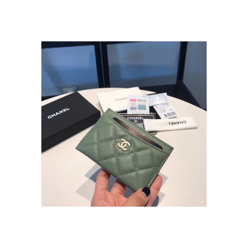 Chanel Grainy Calfskin Classic Card Holder A31510