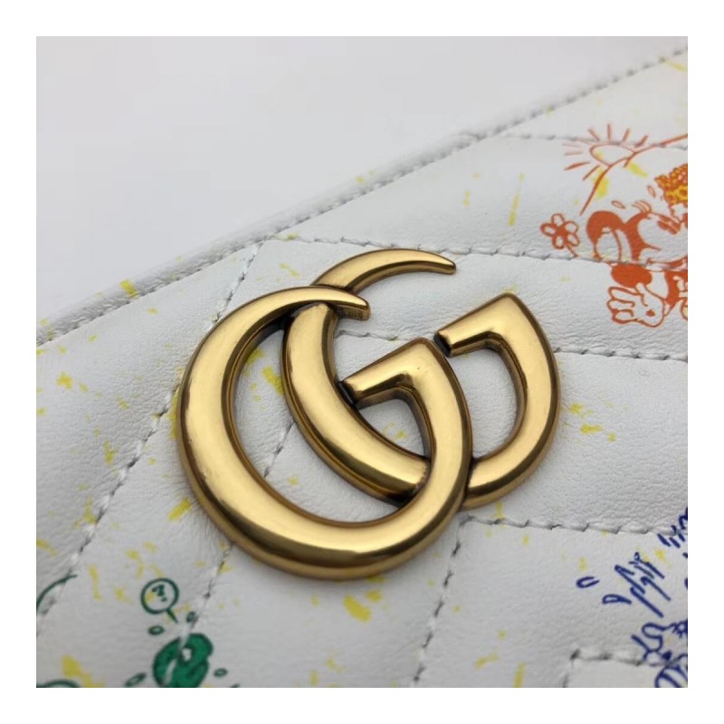 Disney x Gucci GG Marmont Zip Around Wallet 616765
