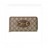 Gucci 1955 Horsebit GG Canvas Zip Around Wallet 621889