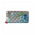 Gucci GG Blooms Supreme Zip Around Wallet 404071 Blue