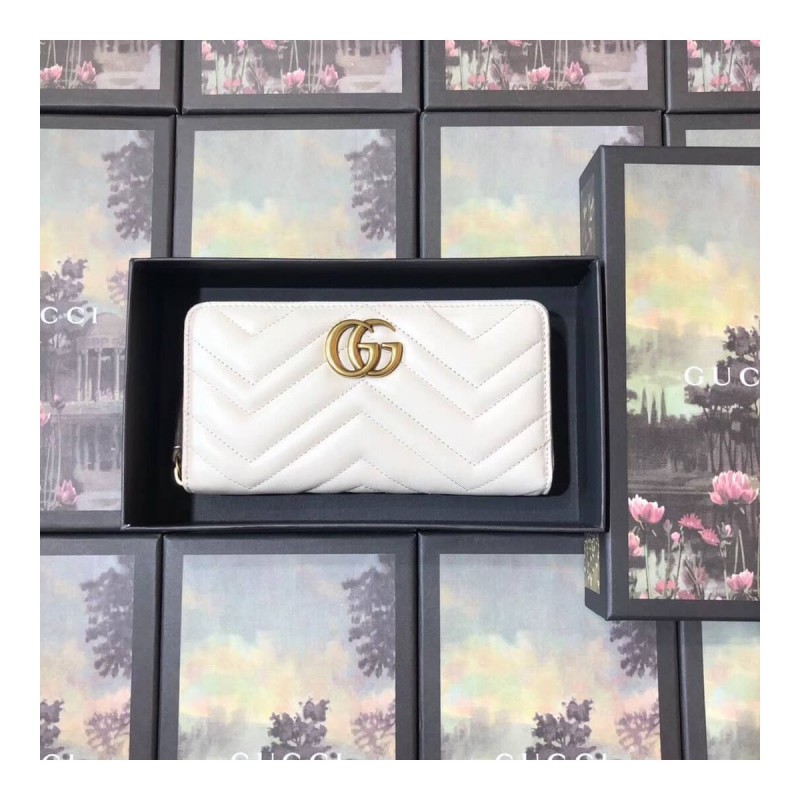 Gucci GG Marmont Zip Around Wallet 443123