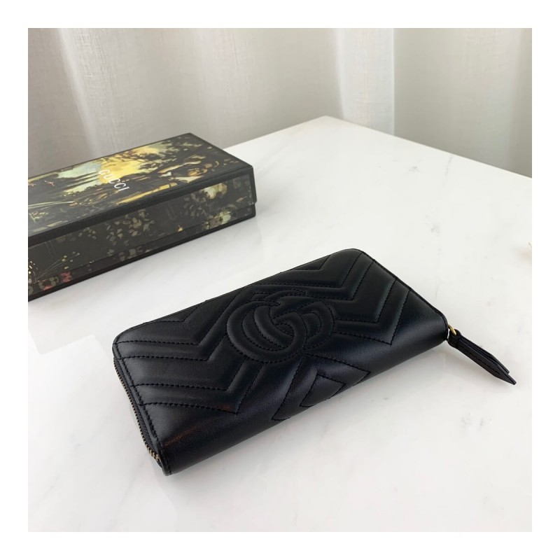 Gucci GG Marmont Zip Around Wallet 443123