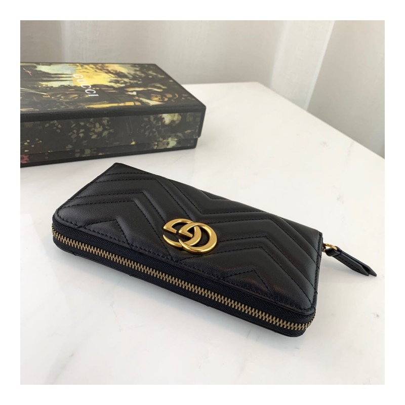 Gucci GG Marmont Zip Around Wallet 443123