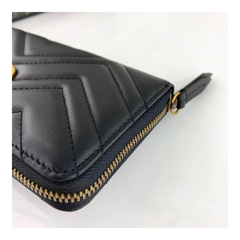 Gucci GG Marmont Zip Around Wallet 443123