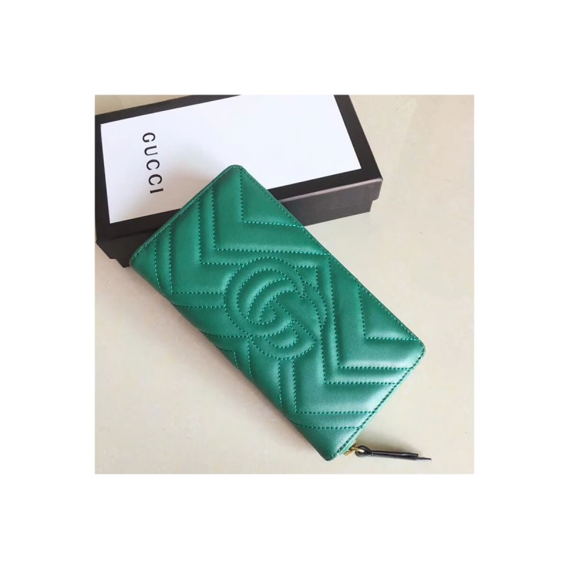 Gucci GG Marmont Zip Around Wallet 443123