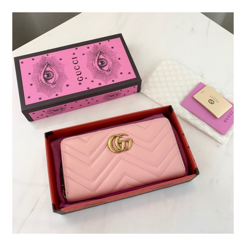 Gucci GG Marmont Zip Around Wallet 443123