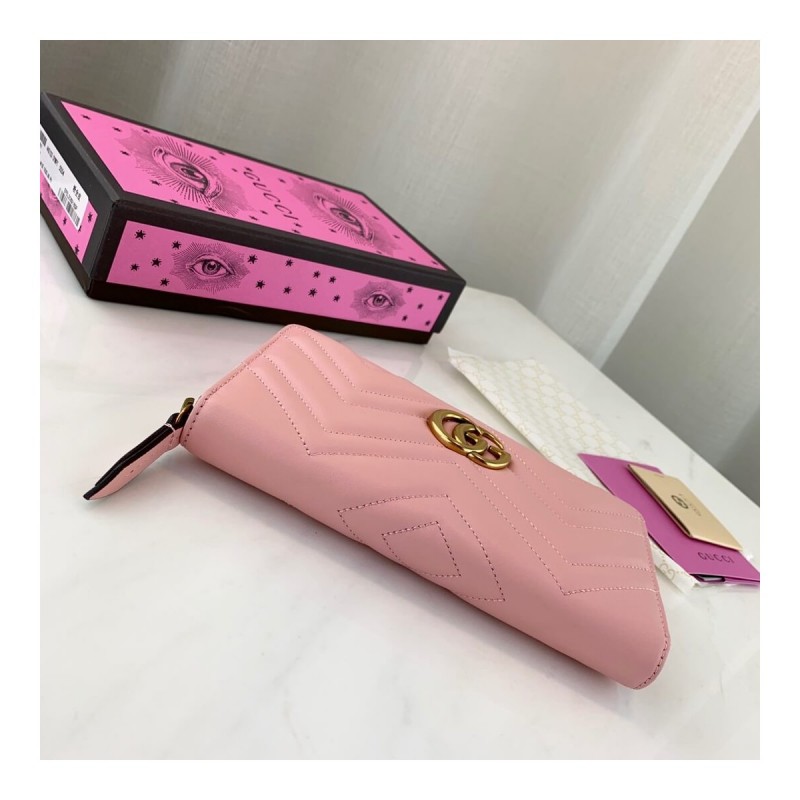 Gucci GG Marmont Zip Around Wallet 443123