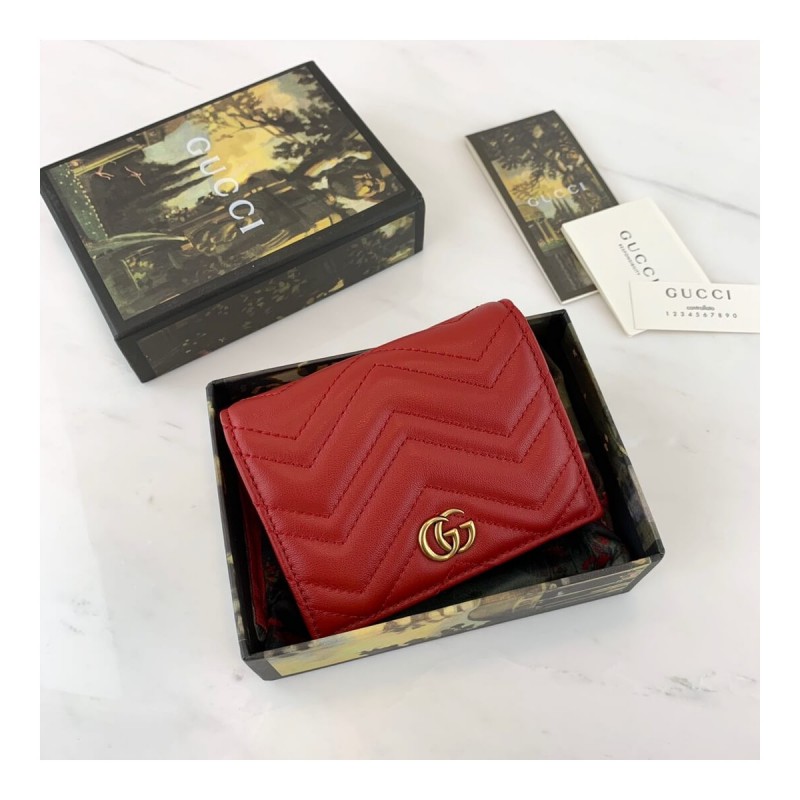 Gucci GG Marmont Card Case Wallet 466492
