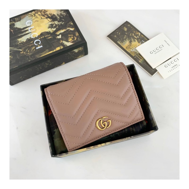 Gucci GG Marmont Card Case Wallet 466492