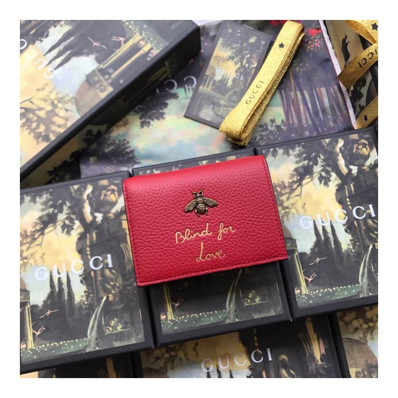 Gucci Animalier Card Case Wallet 460185