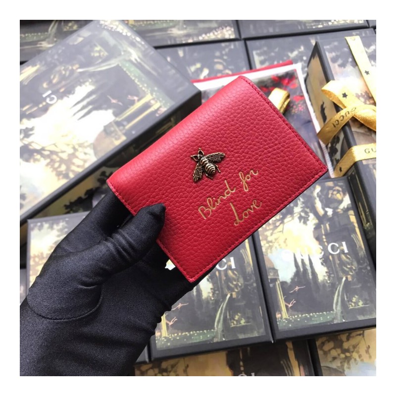 Gucci Animalier Card Case Wallet 460185