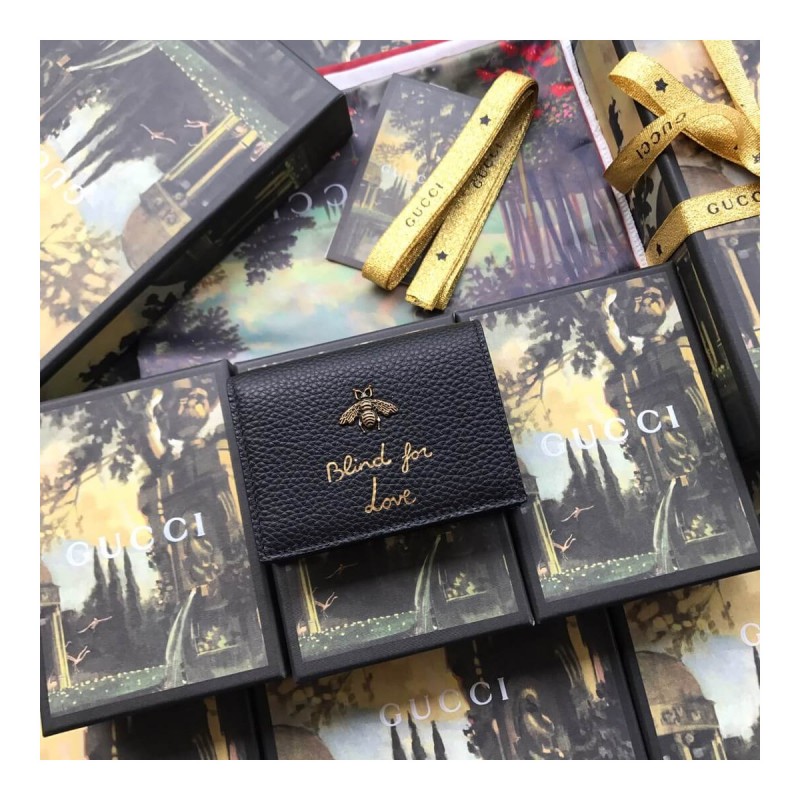 Gucci Animalier Card Case Wallet 460185