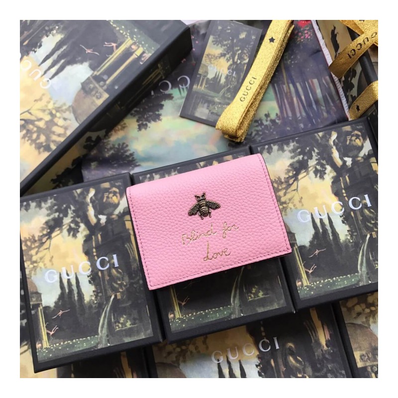 Gucci Animalier Card Case Wallet 460185