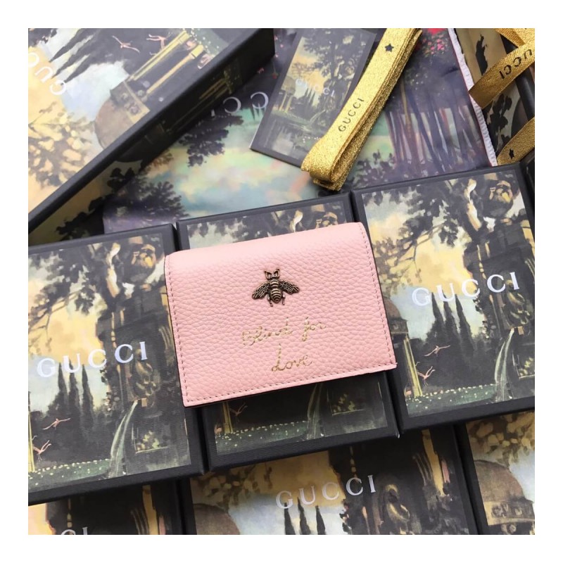 Gucci Animalier Card Case Wallet 460185