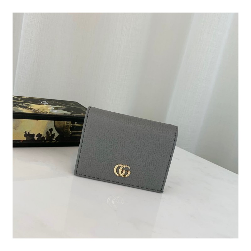 Gucci Leather Card Case Wallet 456126