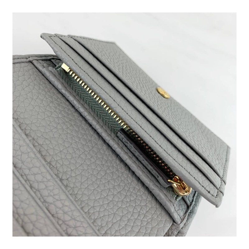 Gucci Leather Card Case Wallet 456126