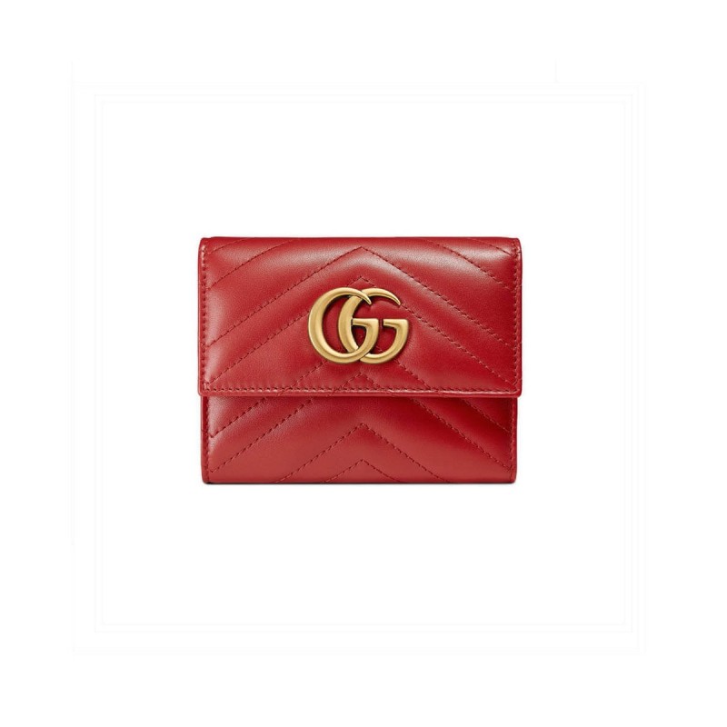 Gucci GG Marmont Matelassé Wallet 474802