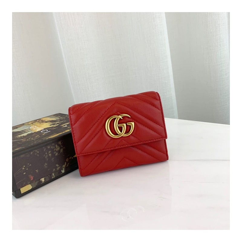 Gucci GG Marmont Matelassé Wallet 474802