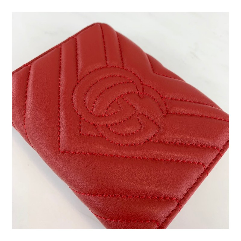 Gucci GG Marmont Matelassé Wallet 474802