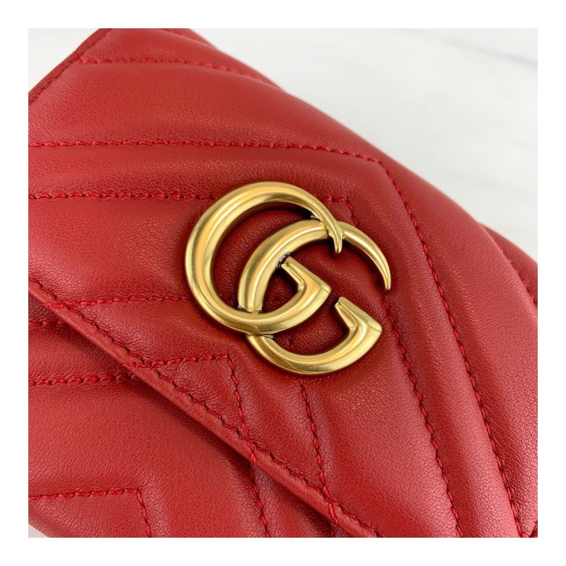 Gucci GG Marmont Matelassé Wallet 474802